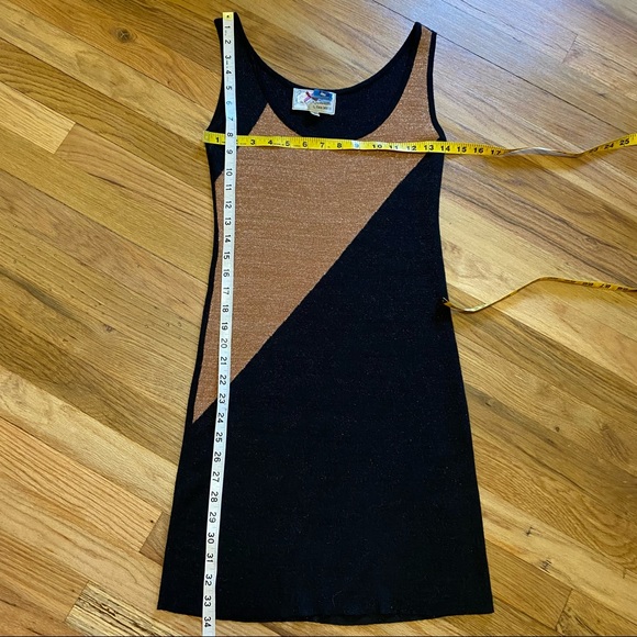 Vintage Y2k Yoana Baraschi Original Knitwear Sparkly Sweater Tank Dress - Picture 4 of 5